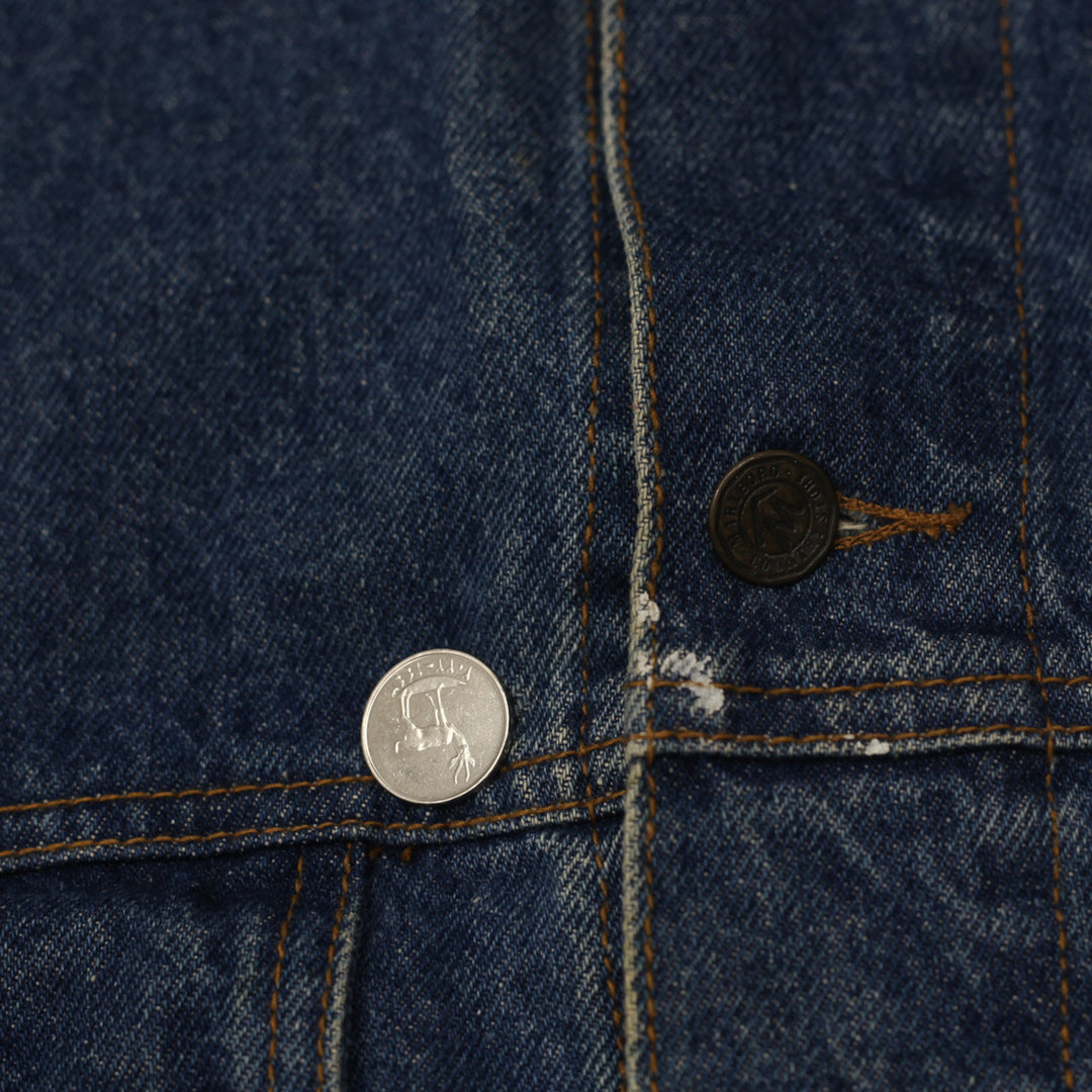 Vintage Marlboro Country Store Customized Denim Sleeveless Jacket Made In USA - Fashion Rerun Vintage Migration_Jacket