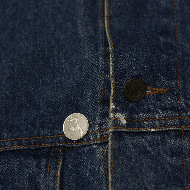 Vintage Marlboro Country Store Customized Denim Sleeveless Jacket Made In USA - Fashion Rerun Vintage Migration_Jacket