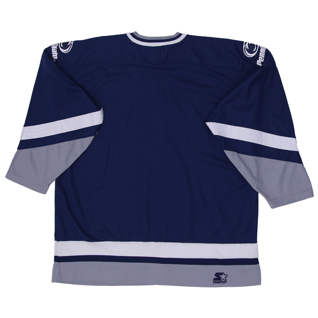 Vintage 90s Starter PENN STATE Nittany Lions Hockey Stitched Throwback Jersey