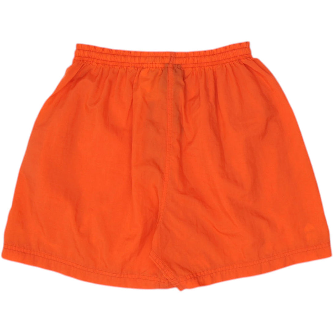 Vintage Nike Orange Polyester Shorts Size M | Migration_Shorts - Side View | Fashion Rerun