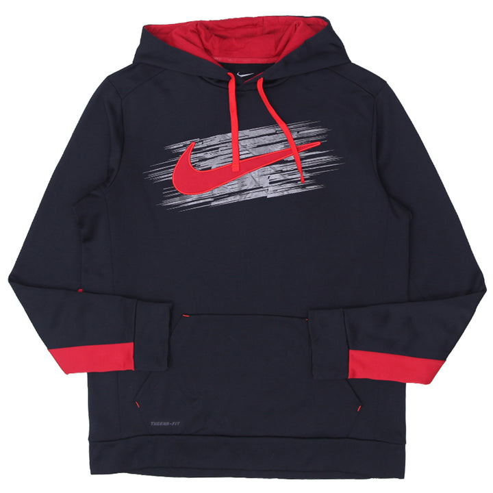 Mens Nike Therma-Fit Pullover Hoodie Red / Black - Fashion Rerun Vintage Migration_Sweaters