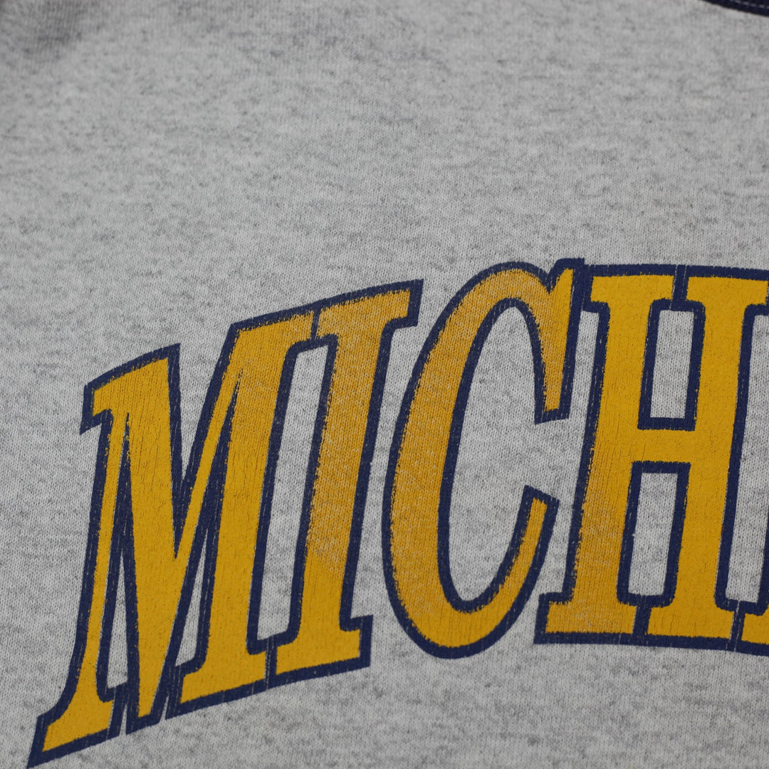 Vintage 90s Michigan Wolverines Crewneck Sweatshirt Size M