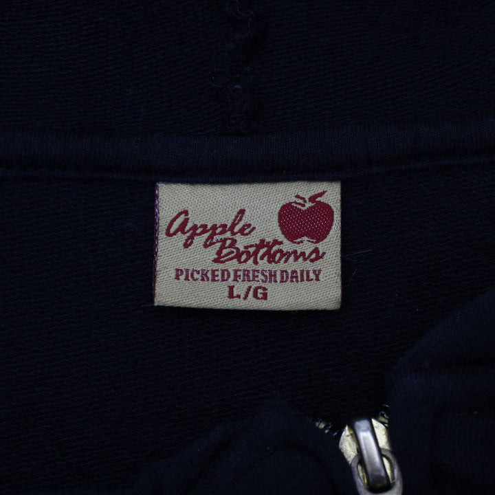 Y2K Apple Bottoms Zip Hoodie Size L | Migration_Hoodies & Sweatshirts - Back View | Fashion Rerun