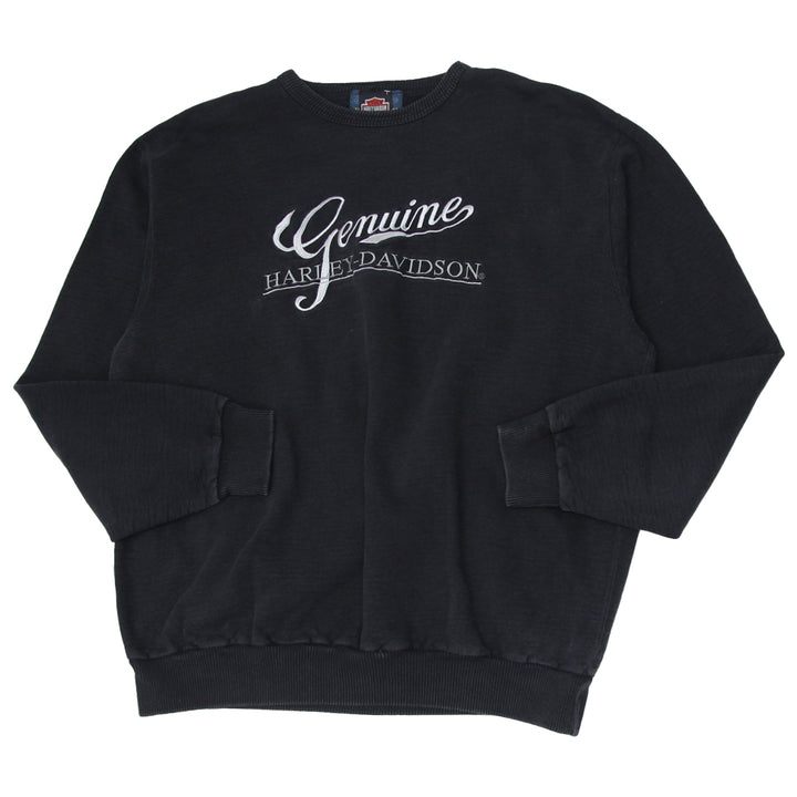 Vintage Non Fiction Harley Davidson Embroidered Sweatshirt