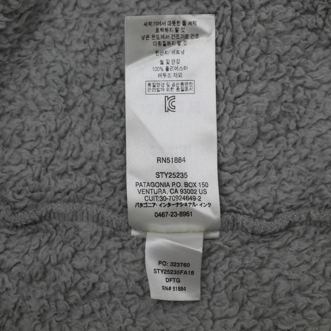 Mens Patagonia Fleece Jacket Gray Quarter Zip Pullover Warm XL | Migration_Jackets - View 7 | Fashion Rerun