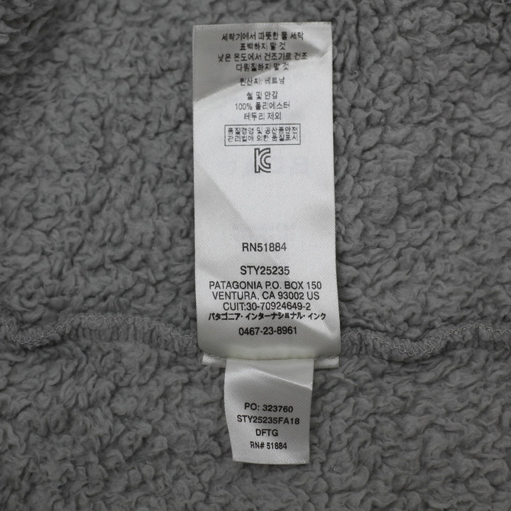Mens Patagonia Fleece Jacket Gray Quarter Zip Pullover Warm XL | Migration_Jackets - View 7 | Fashion Rerun