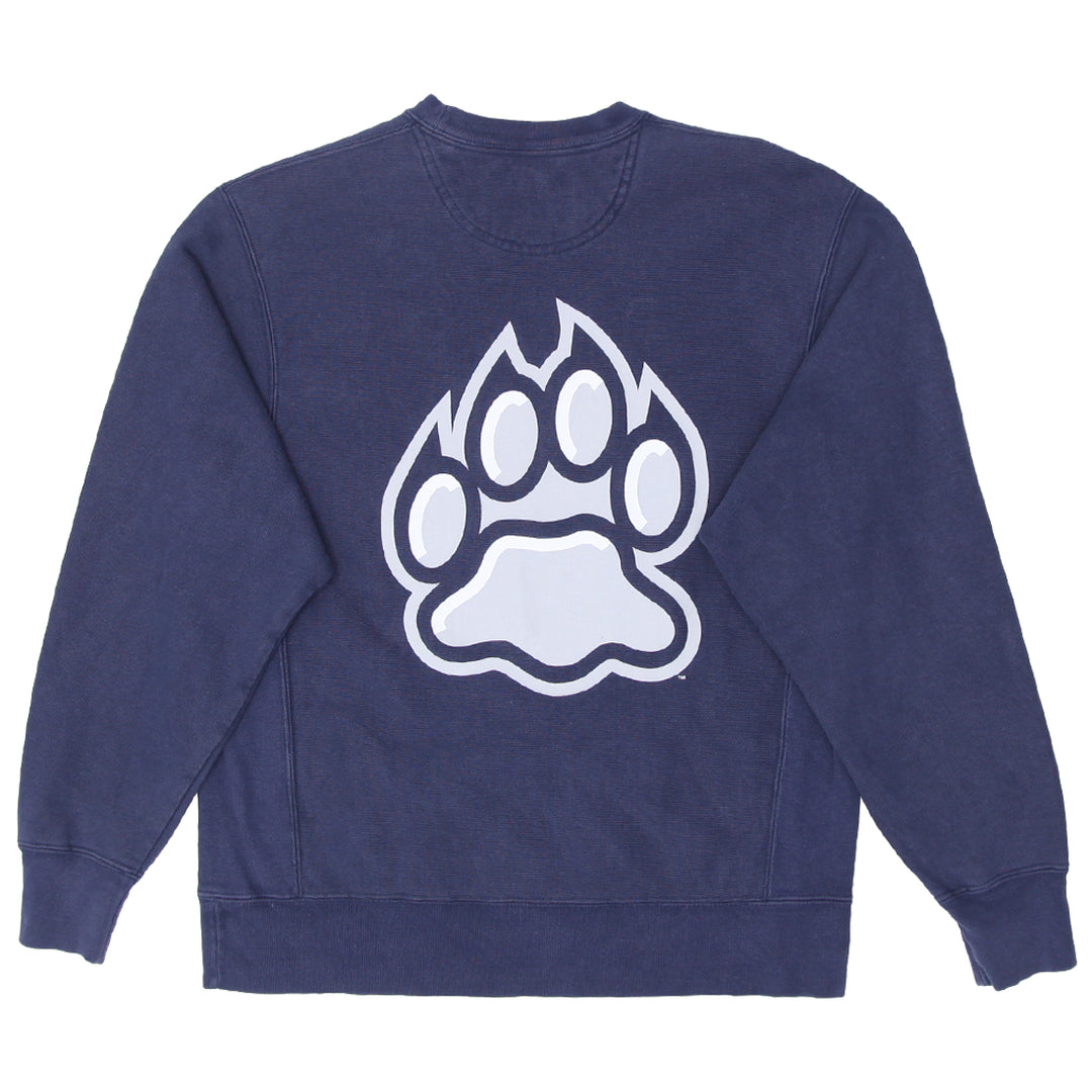 Vintage Champion Reverse Weave "University of New Hampshire" Sweatshirt Size S Navy Blue - Fashion Rerun Vintage Migration_Sweaters