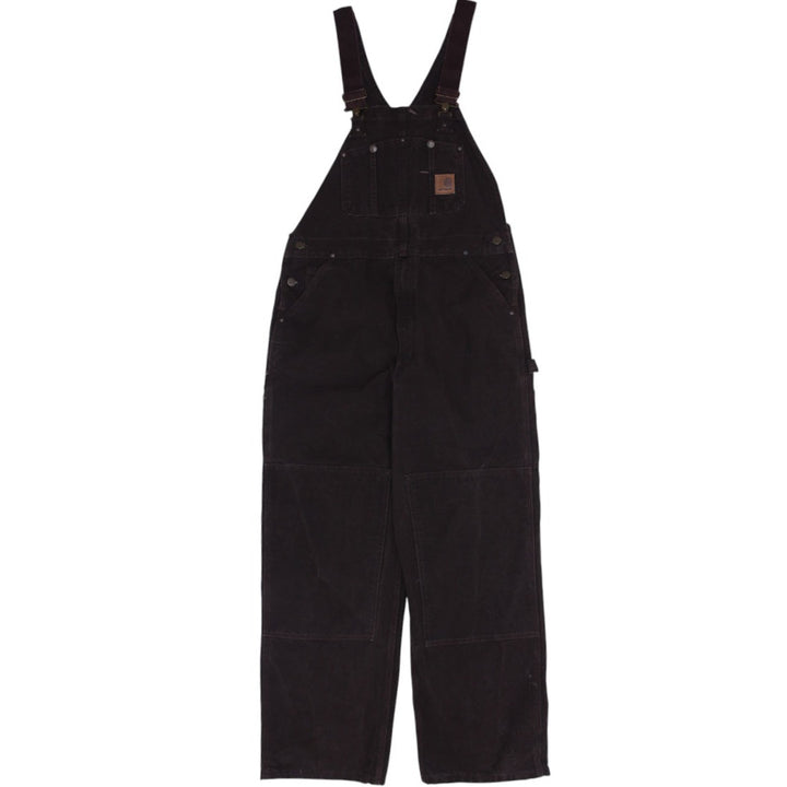 Mens Carhartt R06-DKB Coveralls Black Canvas Workwear 36x30