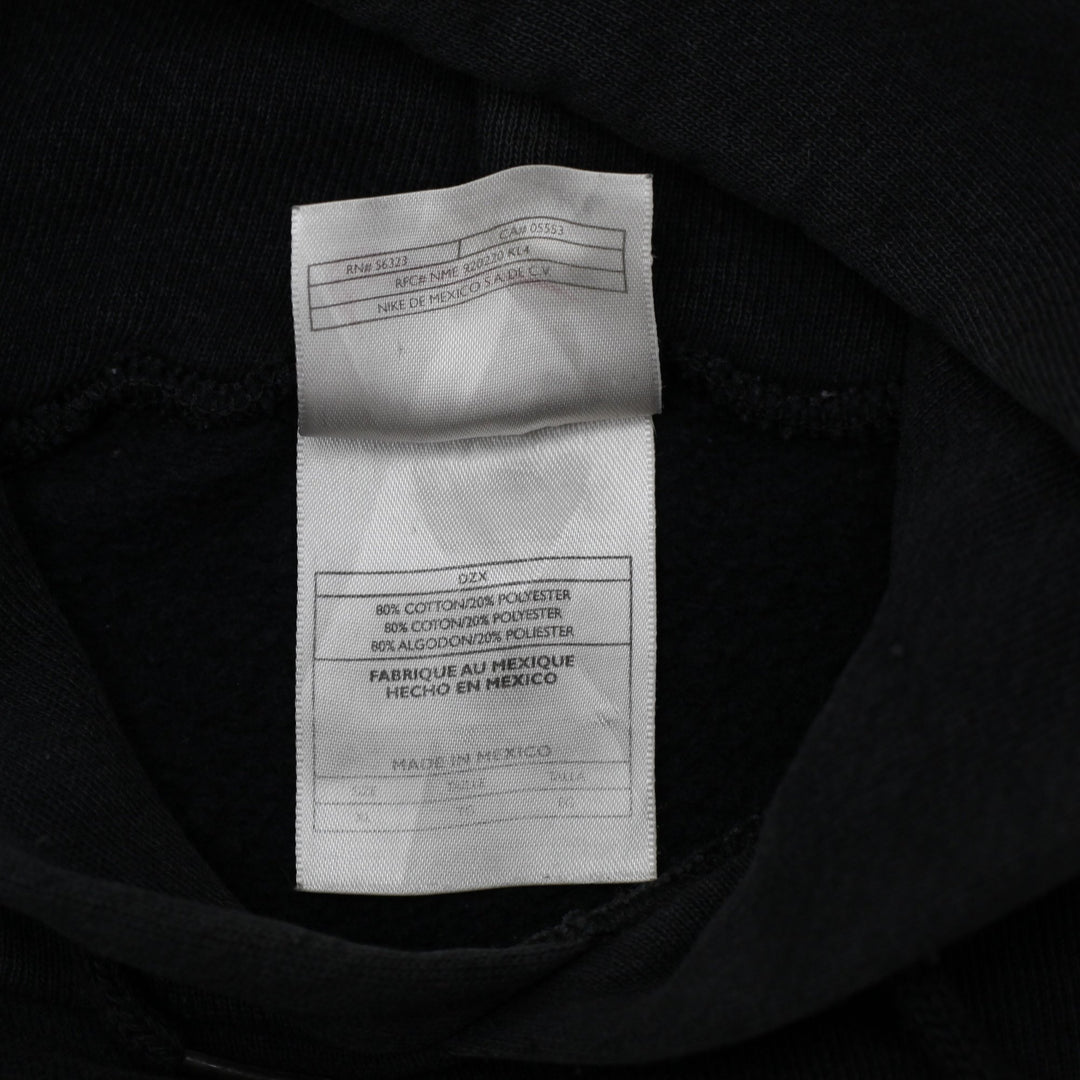 Vintage Embroidered Nike Center Swoosh Black Nike Pullover Hoodie XL | Migration_Hoodies - Detail View | Fashion Rerun