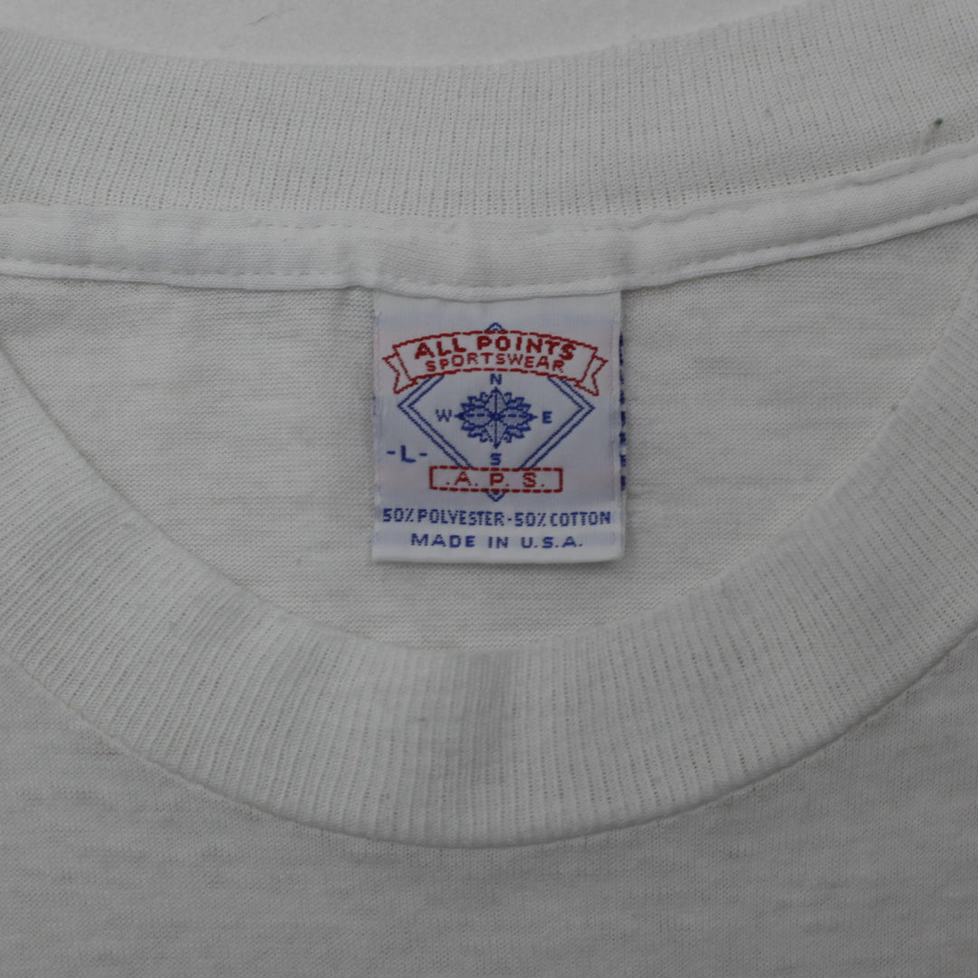 Vintage 1993 Chicago Bulls NBA World Championship White Single Stitch T-Shirt L Made In USA | Migration_T-Shi | Fashion Rerun