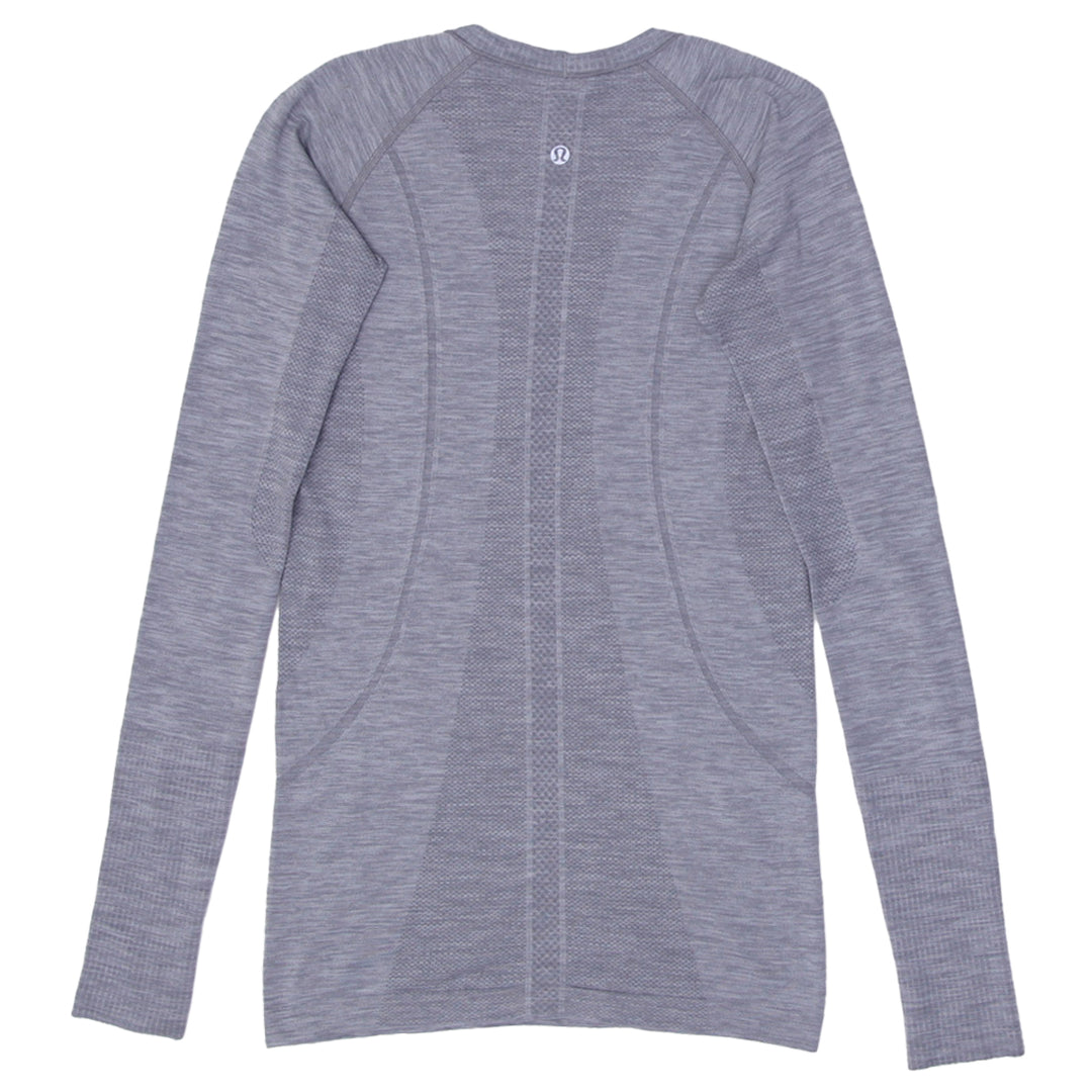 Ladies Lululemon Knitted Long Sleeve Sports T-Shirt