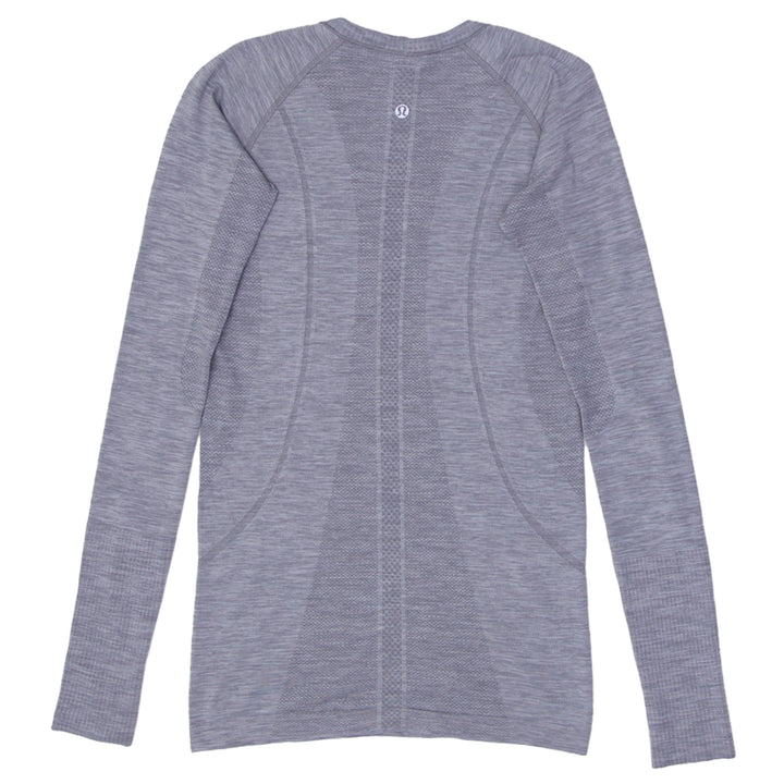 Ladies Lululemon Knitted Long Sleeve Sports T-Shirt