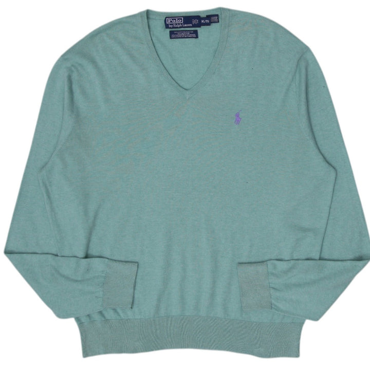 Vintage Mens Polo Ralph Lauren Green Silk Cashmere Blend Sweater Size XL | Migration_Knitwear & Sweaters | Fashion Rerun