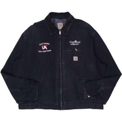 Vintage Mens Carhartt Racing J01 BLK Detroit Jacket Size 54 | Migration_Jackets WW Collection | Fashion Rerun