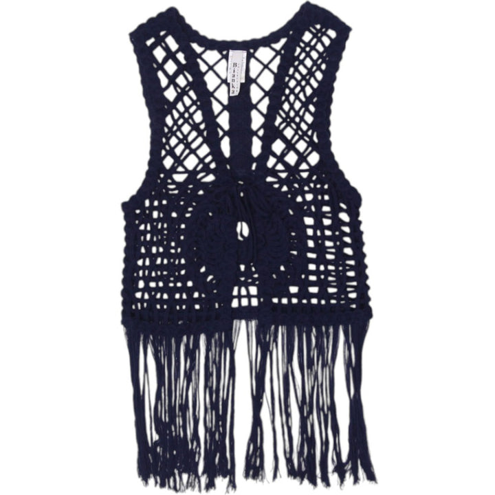 Y2K Ladies Bianka Collection Fringe Sleeveless Open Top