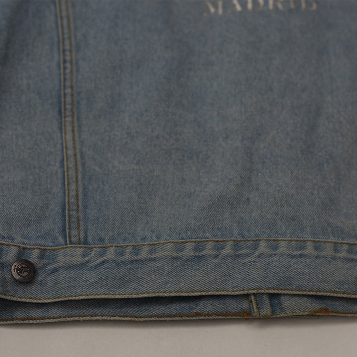 Vintage Hard Rock Café Madrid Embroidered Denim Jacket - Fashion Rerun Vintage Migration_Jacket