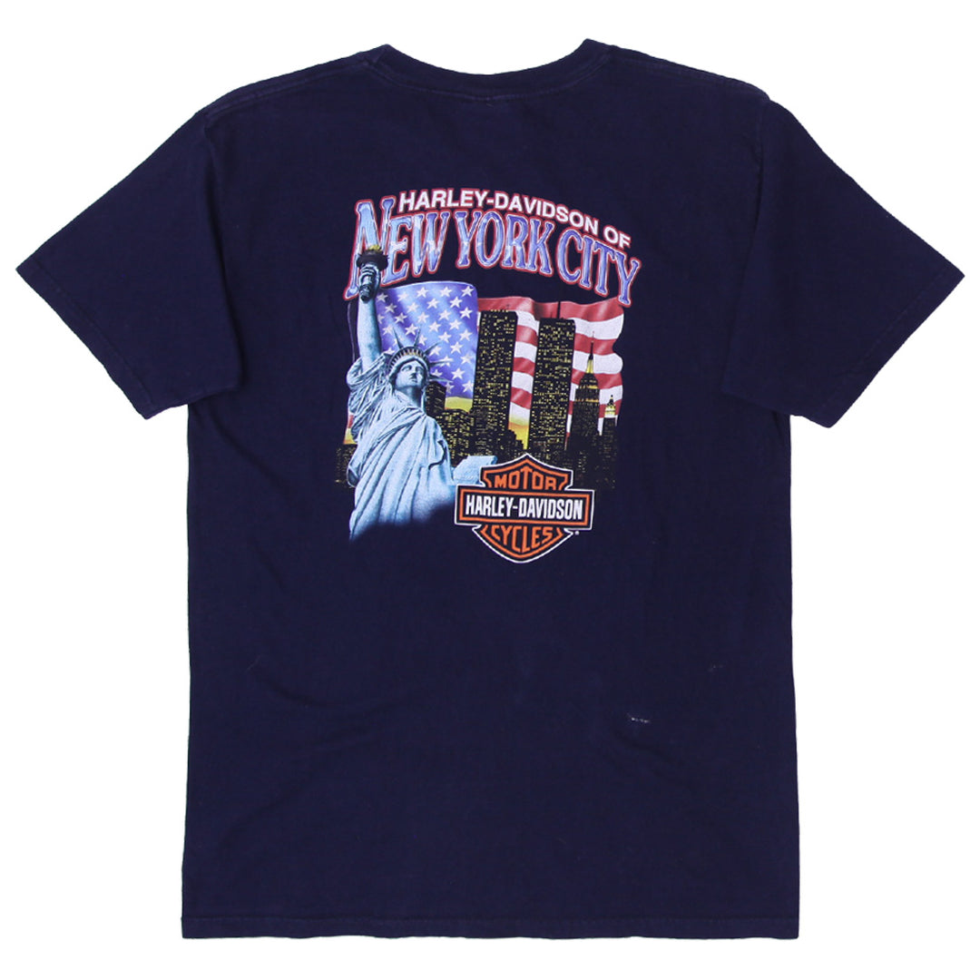 Vintage 2003 Harley Davidson Of New York City T-Shirt - Fashion Rerun Vintage Migration_T-Shirt