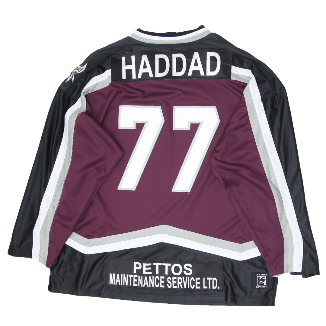 Vintage Leather Sport Cooksville Phantoms Haddad 77 Hockey Jersey - Migration_Jersey - B2G1, Category_Default Category/VINTAGE, Category_Default Category/VINTAGE/MEN - side view