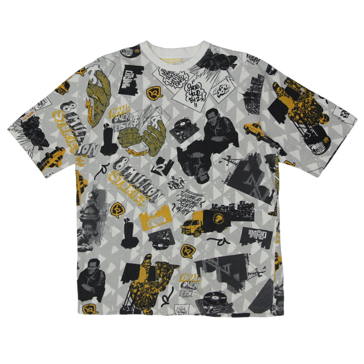 Mens Rocawear City Life Comic Print AOP T-Shirt
