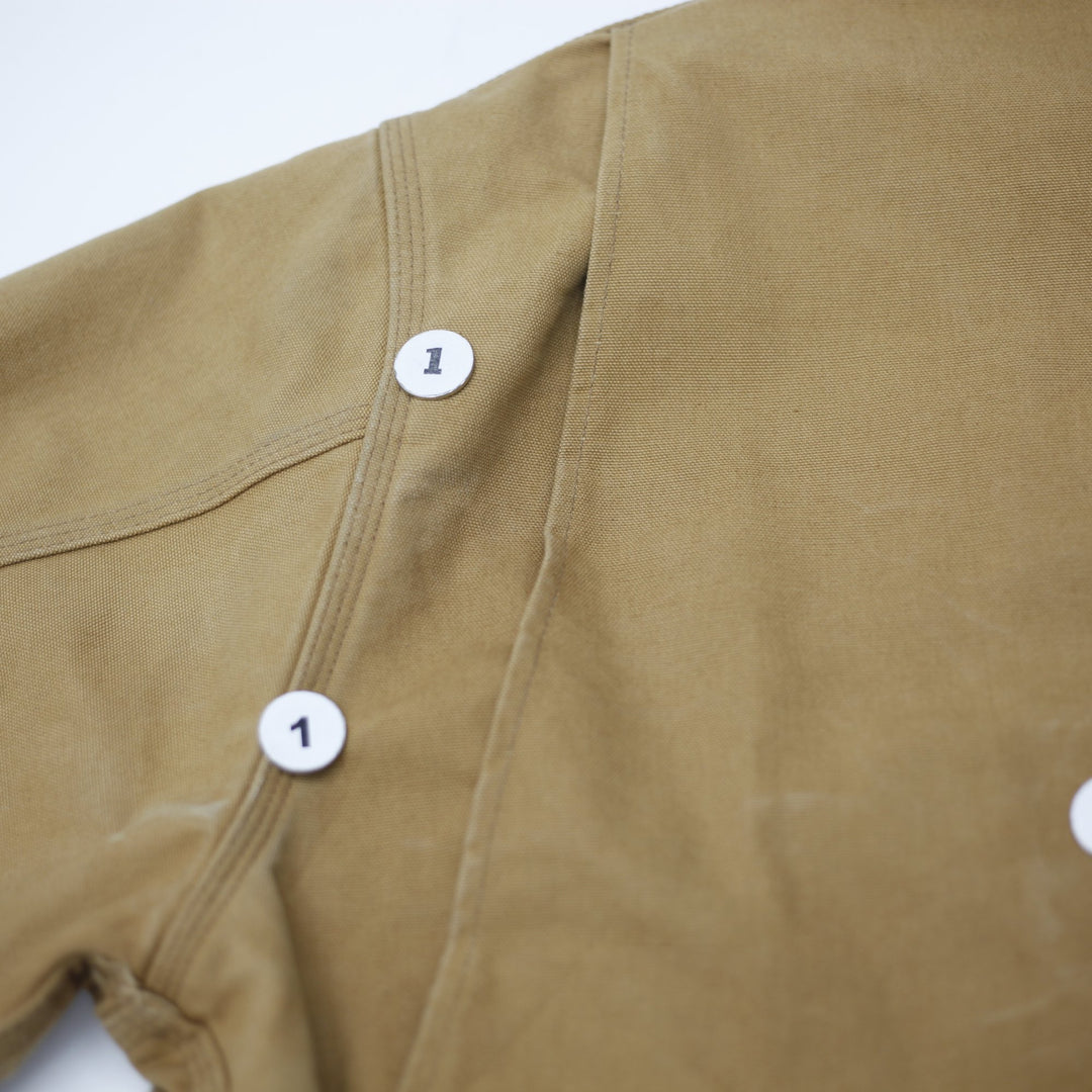 Vintage 90s Carhartt C01 BRN Blanket Lined Jacket Size 50