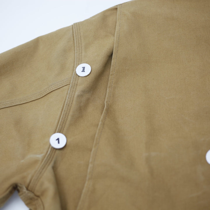 Vintage 90s Carhartt C01 BRN Blanket Lined Jacket Size 50