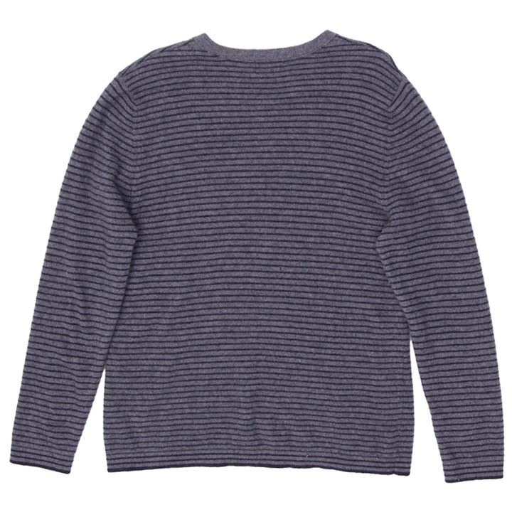 Mens Allen Solly 100% Cashmere Striped V-Neck Sweater