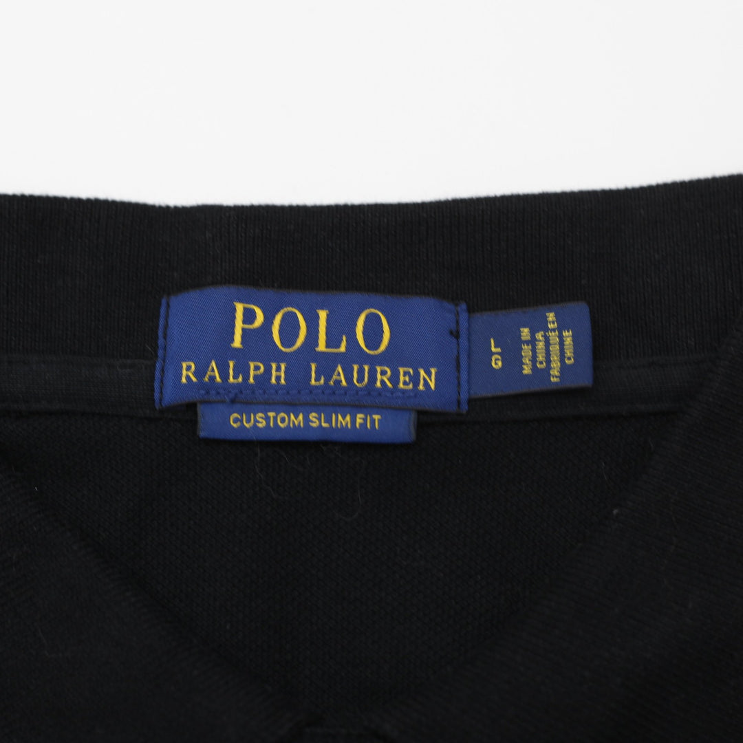 Ralph Lauren Custom Slim Fit Polo Shirt Size L | Migration_T-Shirts - Back View | Fashion Rerun
