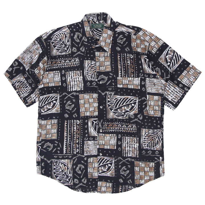 Vintage Du Maurier Shirt-Bold Geometric Abstract Pattern, Made in Australia Size S - Fashion Rerun Vintage Migration_Shirt