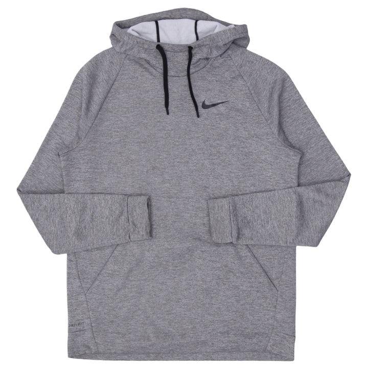 Mens Nike Gray Pullover Hoodie - Fashion Rerun Vintage Migration_Sweaters