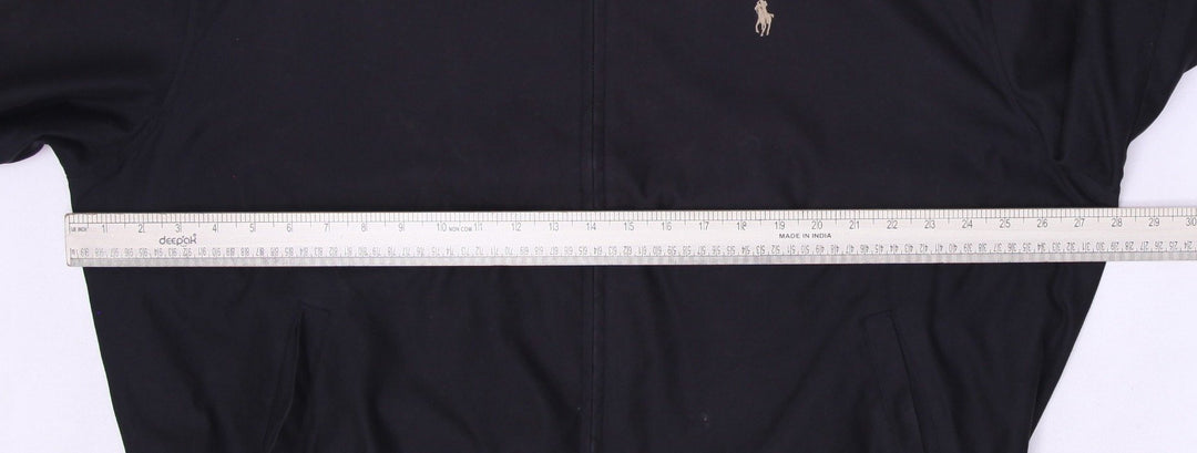 Vintage Mens Polo Ralph Lauren Black Full Zip Embroidered Jacket Size XXL | Migration_Jackets - View 9 | Fashion Rerun