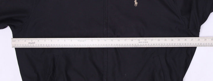 Vintage Mens Polo Ralph Lauren Black Full Zip Embroidered Jacket Size XXL | Migration_Jackets - View 9 | Fashion Rerun