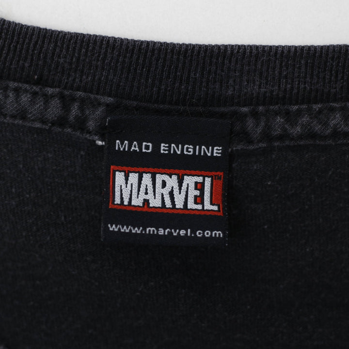 Vintage Captain America By Mad Engine/ Marvel Size XL Black T-Shirt | Migration_T-Shirts - Back View | Fashion Rerun