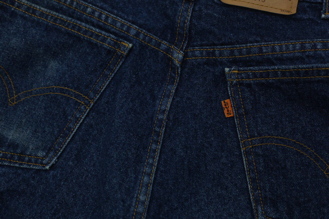Vintage Levis 619 Orange Tab Jeans | Migration_Pants UAENAT20 - Detail View | Fashion Rerun