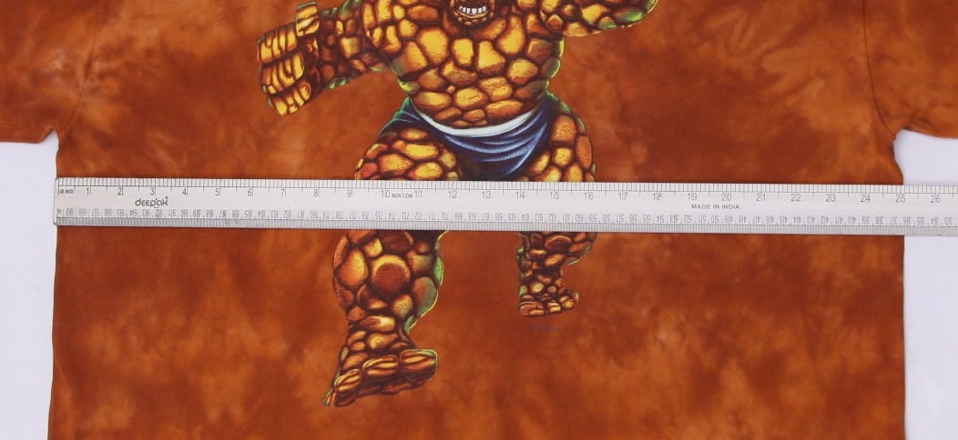 Vintage 90s Marvel Fantastic Four "The Thing" Tie-Dye T-Shirt Made In USA XL | Migration_T-Shirts - Alternate | Fashion Rerun