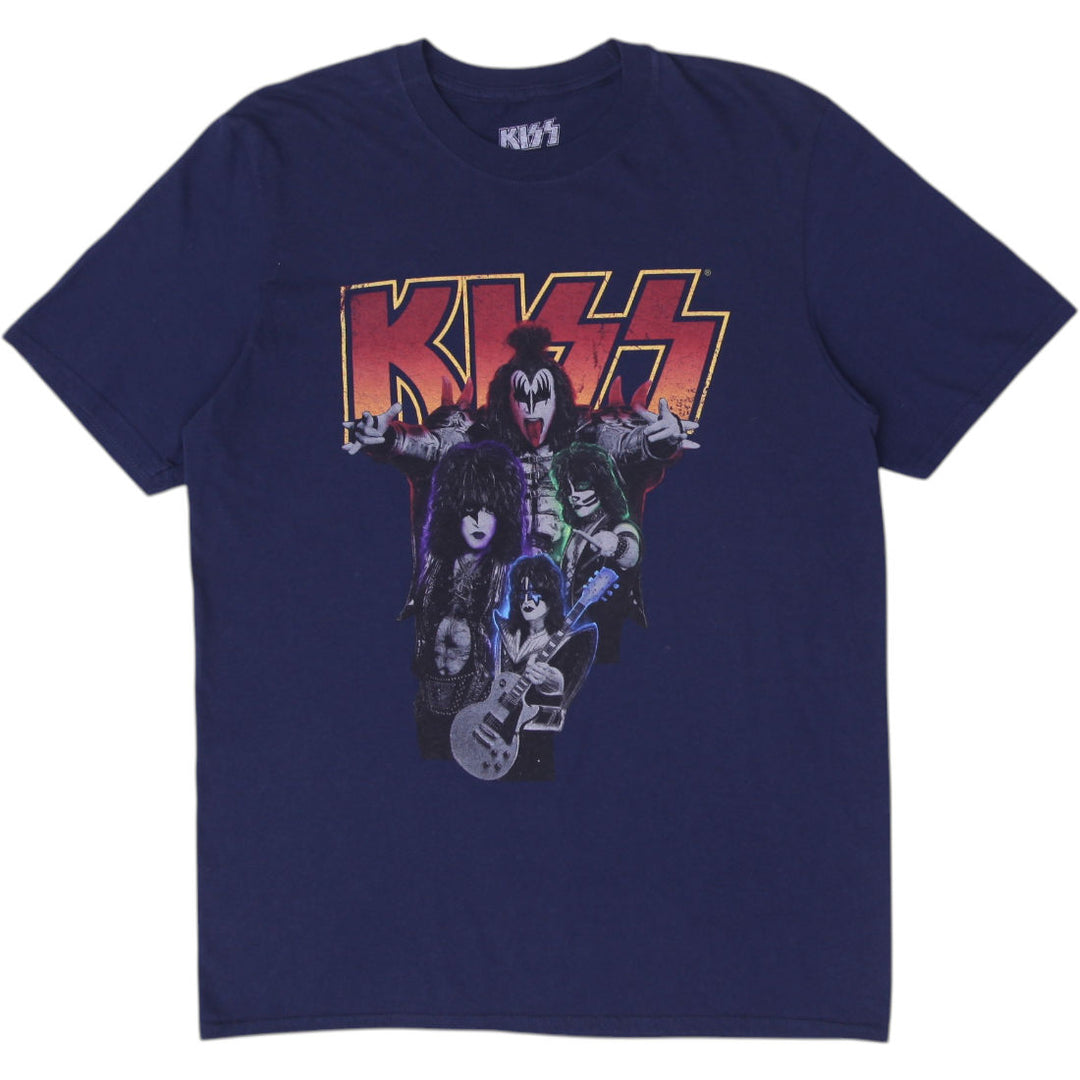 Mens KISS Graphic Music Tee Band T-Shirt Size M