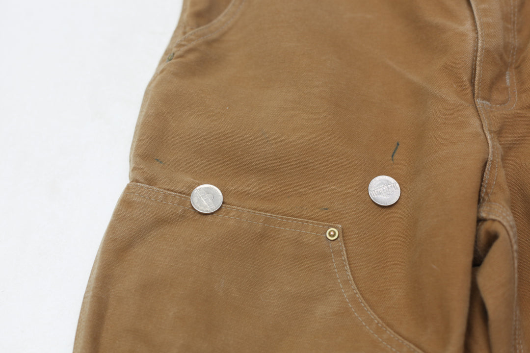 Mens Carhartt Loose Fit 106679 BRN Double Knee Workwear Pants