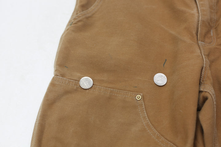 Mens Carhartt Loose Fit 106679 BRN Double Knee Workwear Pants