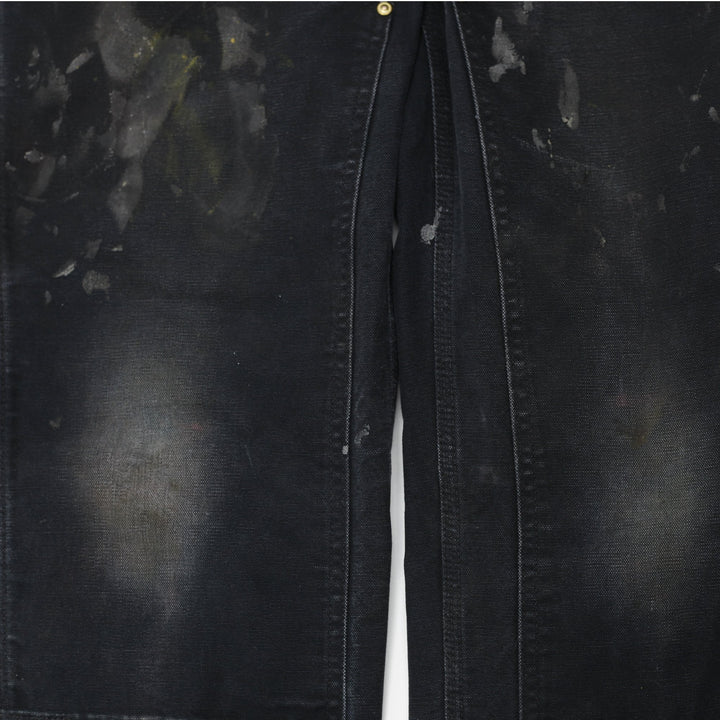 Vintage Carhartt B01-BLK Loose Original Fit Double Knee Made In USA Pants