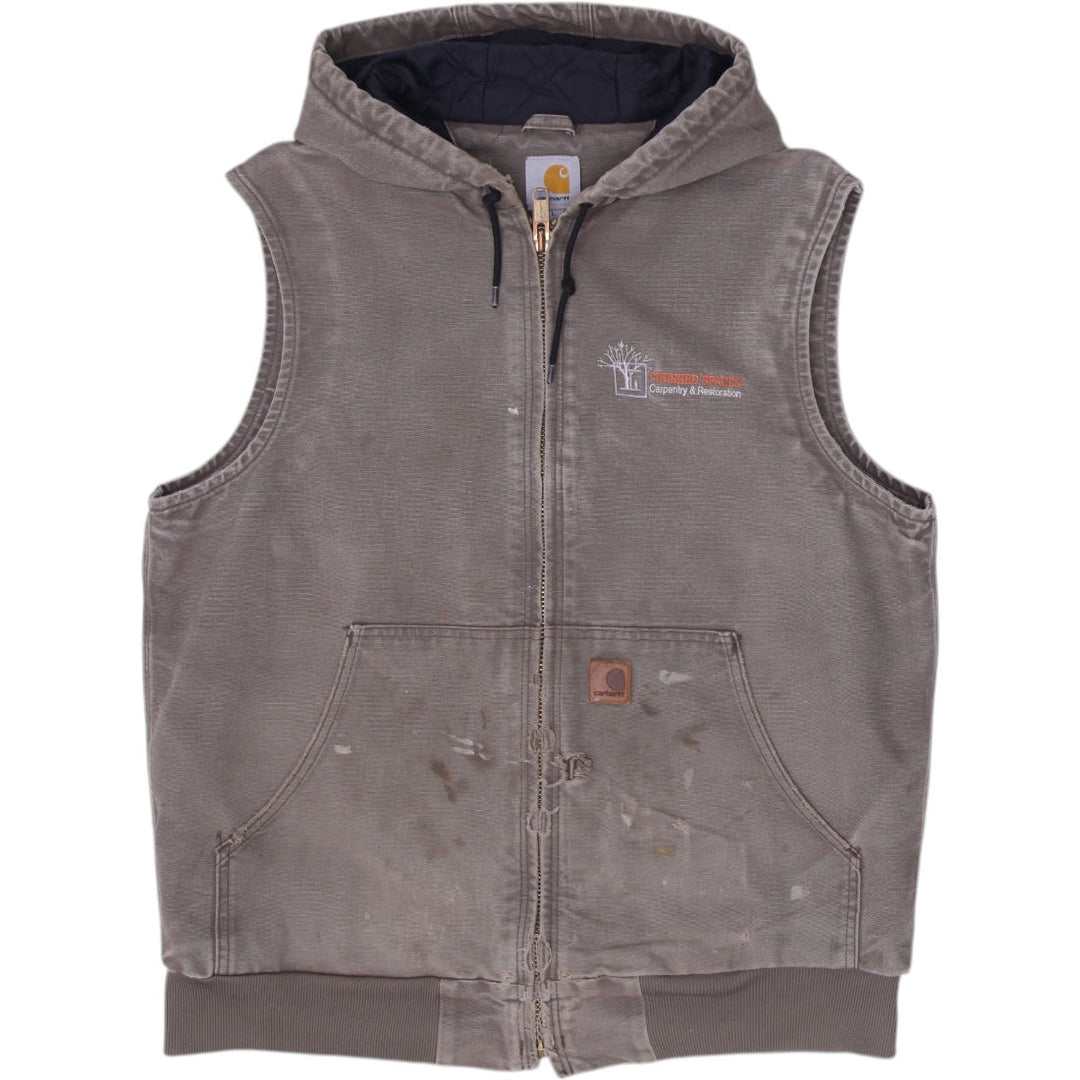 Mens Carhartt Workwear Utility Hooded Vest Size L
