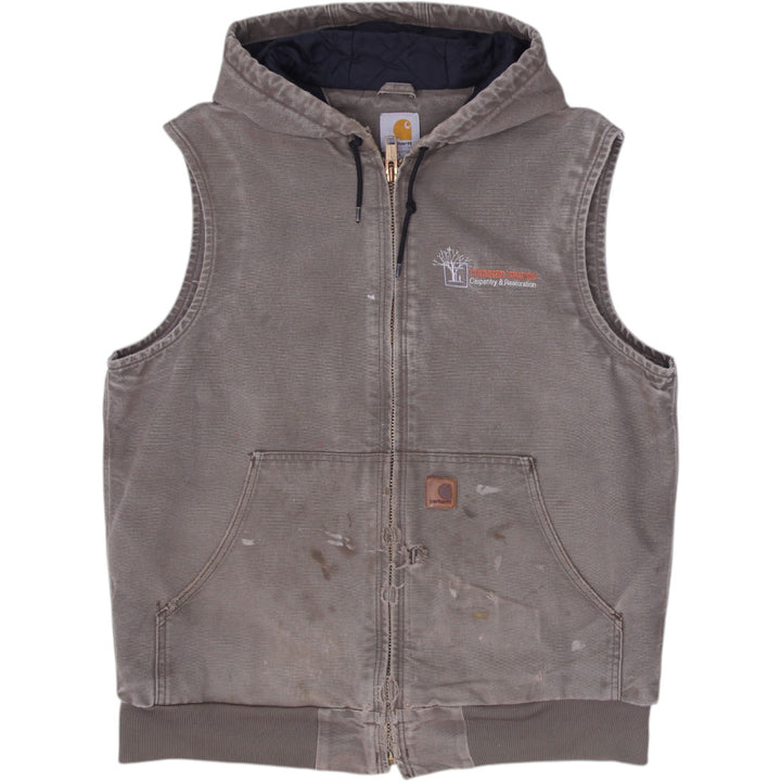 Mens Carhartt Workwear Utility Hooded Vest Size L