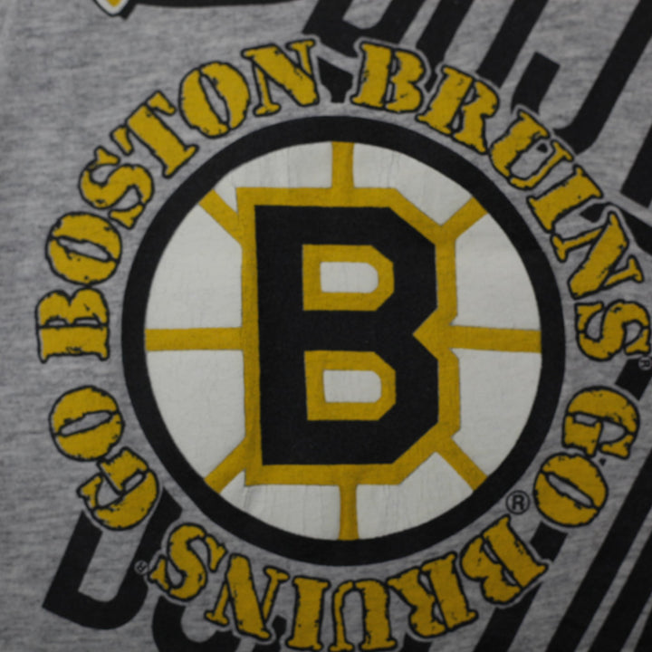 Vintage 1990 Boston Bruins Bulletin Athletic AOP T-Shirt