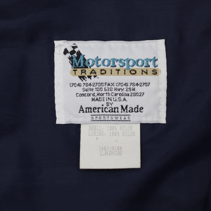 Vintage Mens Motorsport Traditions Racing Jacket Navy 24 Monte Carlo Large | Migration_Jackets - Back View | Fashion Rerun
