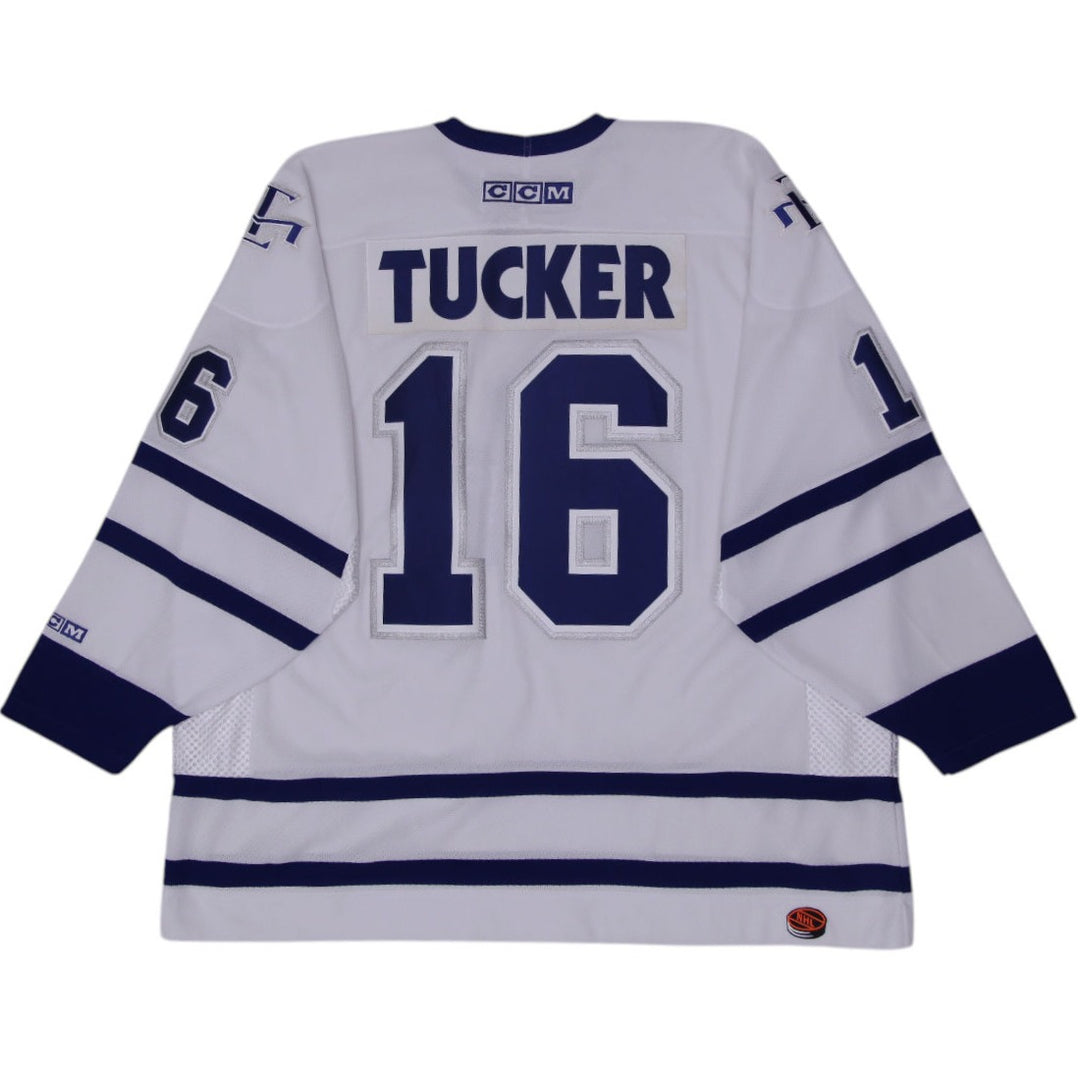 Vintage CCM Toronto Maple Leafs Tucker #16 Hockey Jersey NHL XXL | Migration_Jerseys - Side View | Fashion Rerun