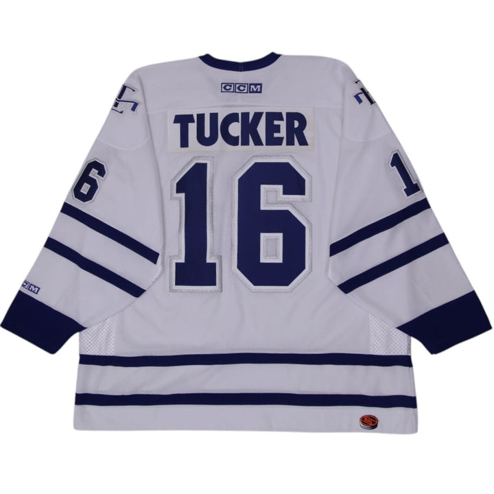 Vintage CCM Toronto Maple Leafs Tucker #16 Hockey Jersey NHL XXL | Migration_Jerseys - Side View | Fashion Rerun