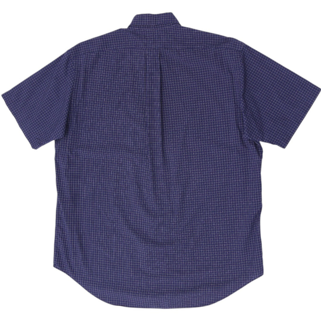 Mens Ralph Lauren Gingham Classic Fit Short Sleeve Shirt Size L
