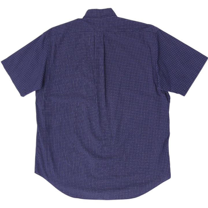 Mens Ralph Lauren Gingham Classic Fit Short Sleeve Shirt Size L