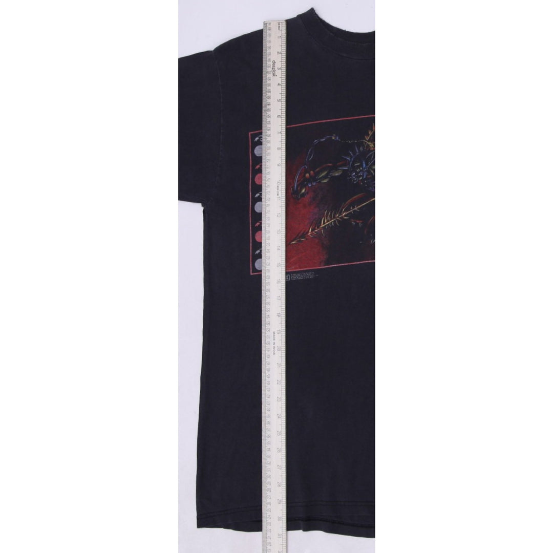 Vintage Mens Nice Man T-Shirt Black Magic Graphic 1996 | Migration_T-Shirts - View 13 | Fashion Rerun