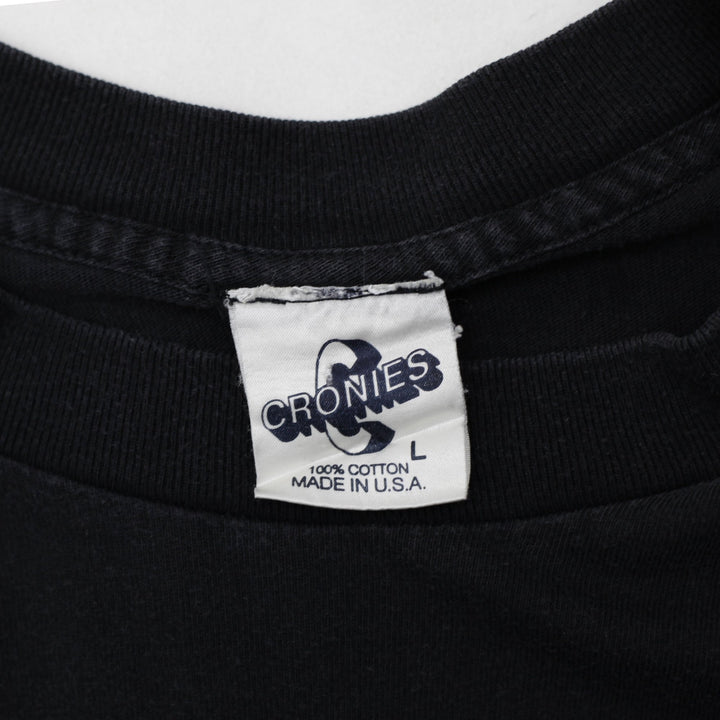 Vintage 90s The Blues Brothers On A Mission From God Made In USA Black T-Shirt | Migration_T-Shirts - Back Vi | Fashion Rerun