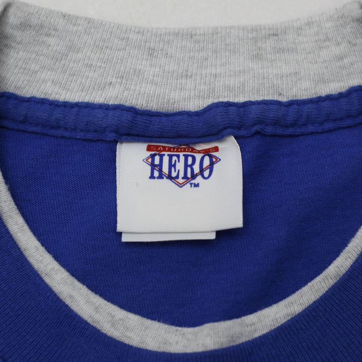 Vintage 1994 Warner Bros Hero Cartoon Graphic Long Sleeve T-Shirt Size S | Migration_T-Shirts - Back View | Fashion Rerun