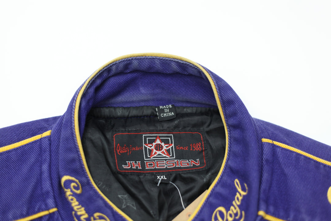 Vintage JH Design Crown Royal Nascar Racing Jacket